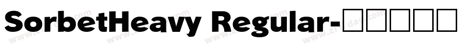 SorbetHeavy Regular字体转换